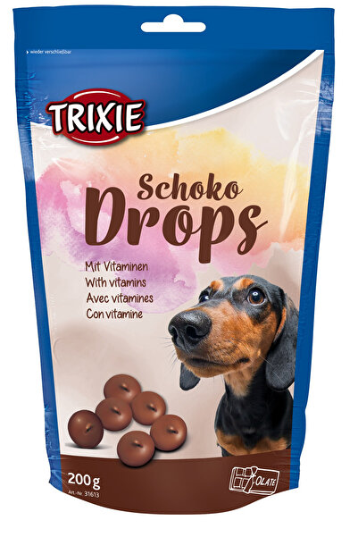 Trixie Recompense Pentru Caini, Drops Cu Ciocolata, 200 g, 31613