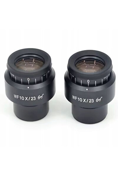 Rosfix Microscope Eyepieces WF10X/23 Set of 2 | 10X, Ø30mm, Field of View 23mm, Diopters