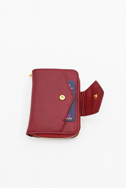 UCCELLO Leather Look Women's Wallet with Zipper Closure, Multiple Compartments for Cards and Money Compartment