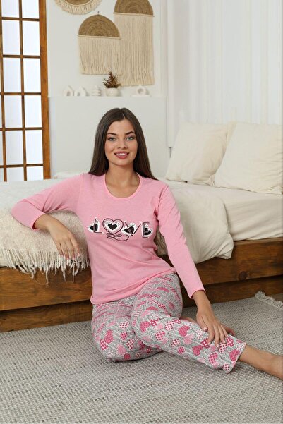 FORVENS Γυναικείο Σετ Πιτζάμες με κοντομάνικο ύφασμα μονόχρωμο