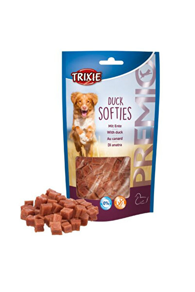 Trixie Recompense Pentru Caini, Premio, Cuburi Softies Cu Rata, 100 g, 31869