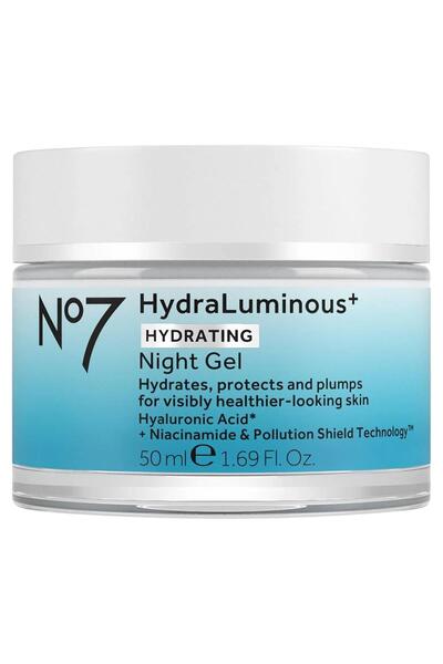 NO7 Hydraluminous+ Moisturizing Night Face Gel 50ml