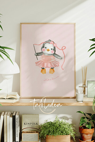 tablodea Slatka pingvin balerina Pinterest ukrasna slika za dečiju sobu u okv...