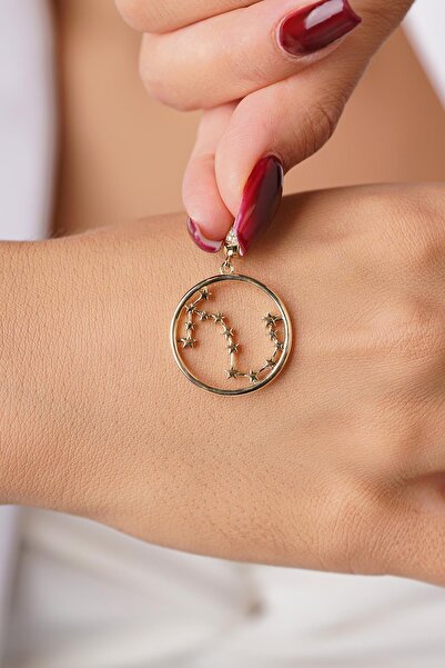 Fiyonk Kuyumculuk 14 Ayar Altın Akrep Burcu Kolye Ucu Burç Yıldız Haritası