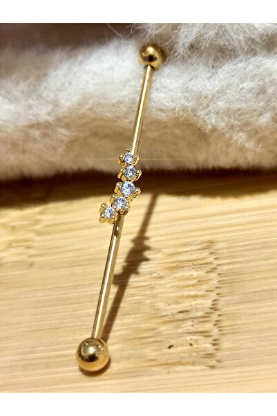 Monalisa Home Lüks Gold Renk Gösterişli Köprü Piercing