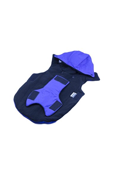 Doty Jachetă de iarnă Grace's - Vestă pentru câini de talie mică, Albastru regal