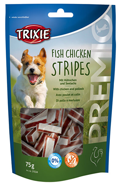 Trixie Recompense Pentru Caini, Premio, Sandwichuri Cu Pui Si Peste, 75 g, 31534