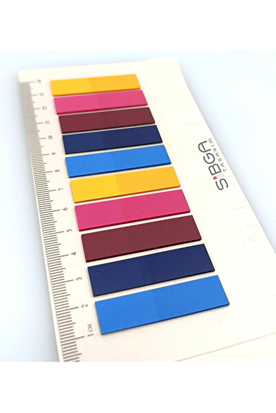 sibga tasarım Transparent Colored Postit Post-it Post It.Bookmark Bookmark Postit Sticker Note Paper 200 Sheets
