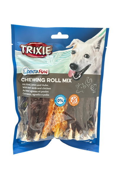 Trixie Recompense Pentru Caini, Denta Fun, Rulouri Mix,10 cm/ 250 g, 31372
