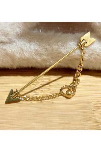 Monalisa Home Lüks Gold Renk Gösterişli Köprü Piercing