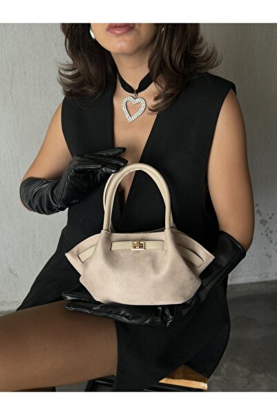 HONEY BAG Vudi Burgundy Women's Handbag with Special Lock Accessory