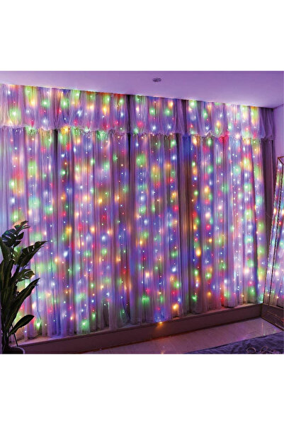 Wertcraft Perdea tip ploaie cu joc de lumini - multicolor, interconectabila, ...