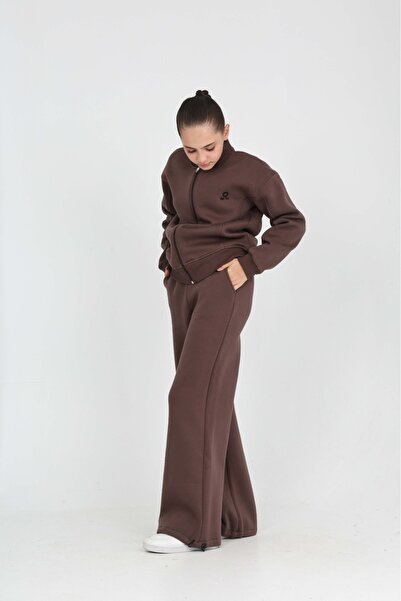 Toontoy Girl's Star Embroidered Tracksuit Set