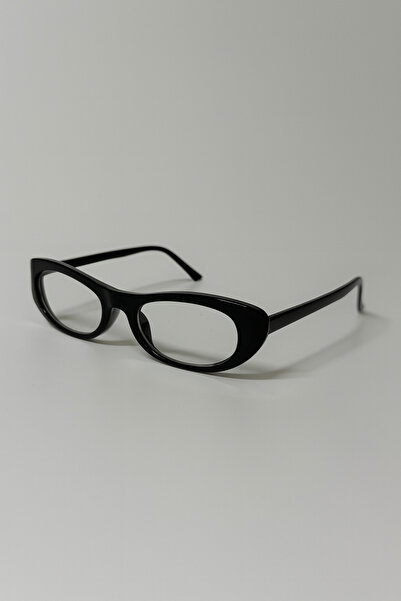 Eyesofia Laurent Slim Thin Black Framed Blue Block Blue Light Filter Women's Glasses