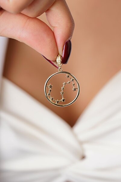 Fiyonk Kuyumculuk 14 Ayar Altın Akrep Burcu Kolye Ucu Burç Yıldız Haritası