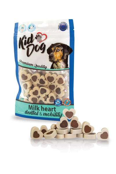 KIDDOG Inimi de Vanilie cu Carne de Rata, 80 g, A04831