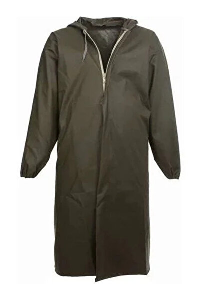 GökTR Port, Hunter, Fisherman, Courier Hooded Top Coat Raincoat - Khaki