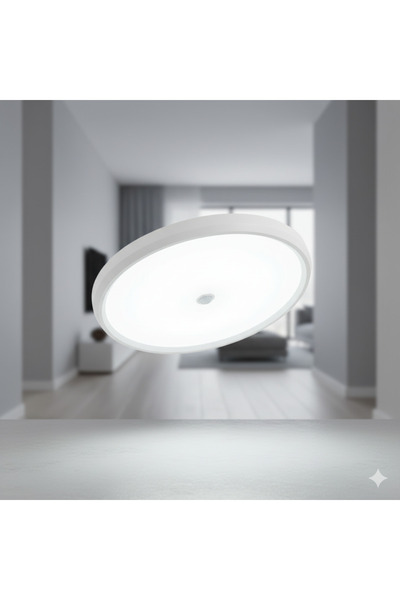 K2 KSA190 Hareket Sensörlü LED Tavan Armatürü 12W (Sıva Üstü)