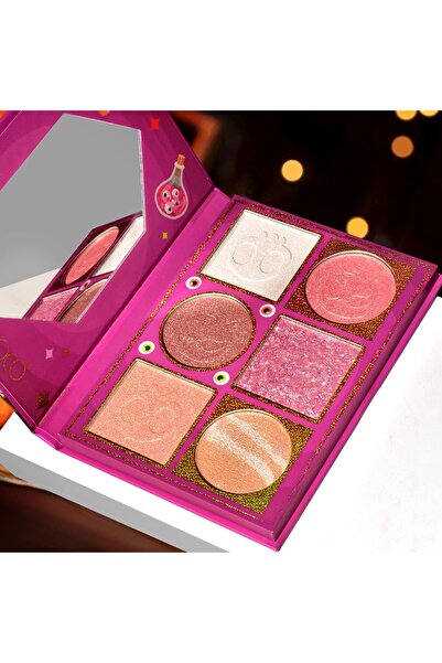 kevin coco Paleta Iluminatoare, 6 Nuante, Halloween, Culori Calde