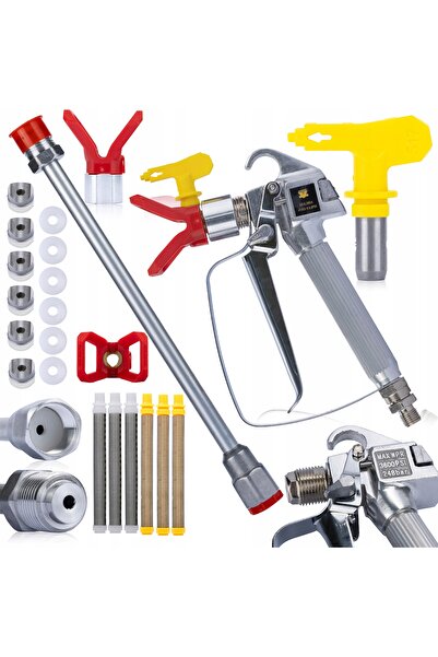 Rosfix Set Pistol Vopsit + Duza 517 + Lanca 30cm | Compatibil cu Graco, Wagner