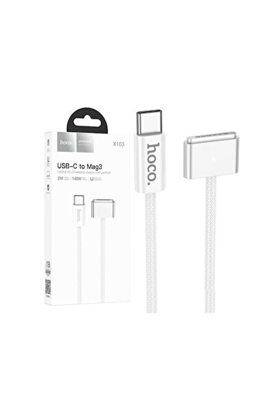 Hoco Magnetic Charging Cable (X103) for Laptop, USB-C to Mag3, 140W, 2M, White