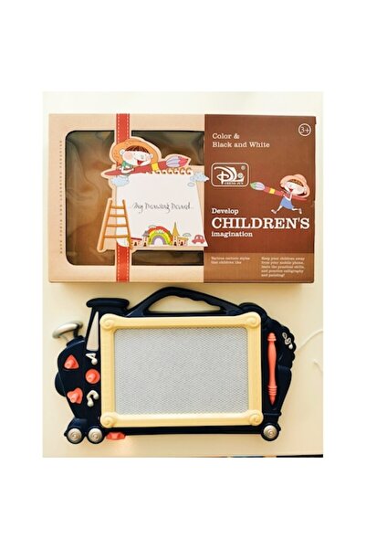 OEM Magnetic Writing Board with Pen, 3 Stamps, Train Model
