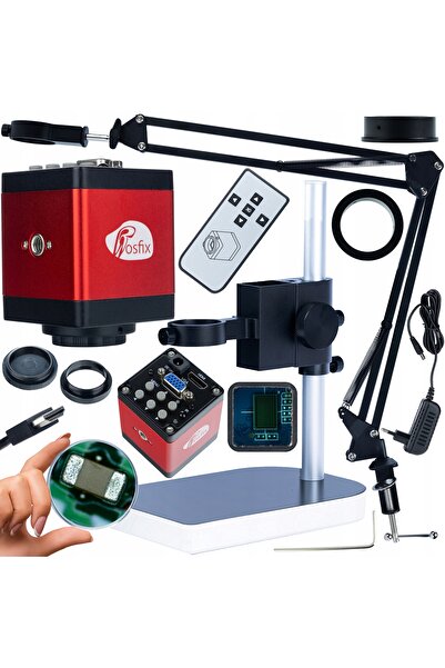 Rosfix Set Suport Reglabil + Platformă + Cameră HDMI | Microscop Digital 2MP