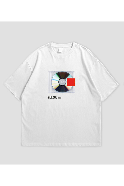 SVART WEAR كاني ويست - تي شيرت كبير الحجم للجنسين