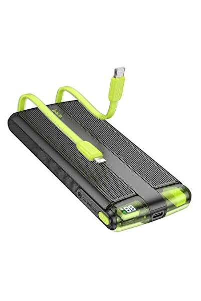 Hoco Baterie externă cu cabluri integrate, J127A, Type-C + Lightning, Powerba...