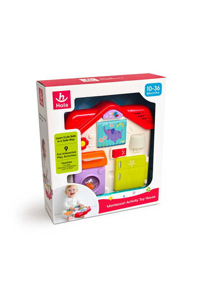 Hola Montessori Activity Toy House for Babies 10M+