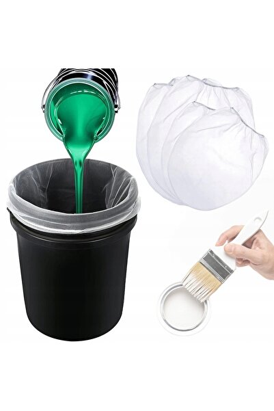 Rosfix Set 4 Saci Filtrare Vopsea 20L+10L | 100 Mesh | Reutilizabili