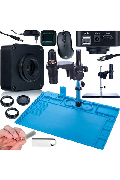 Rosfix Set Microscop Earth Pro + Cameră 16MP + Mat Antistatic 480x320mm