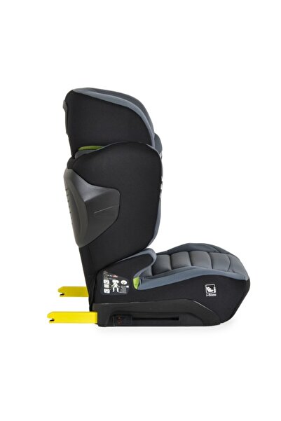 Cangaroo Car Seat with Isofix, Performance Space Grey, Reinforced Side Protection, Complies with ECE