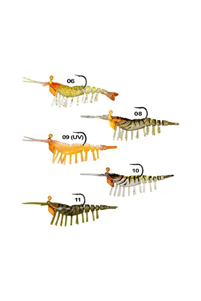 RYUJI Ayu Shrimp 7.5cm 7.2gr Silikon Karides