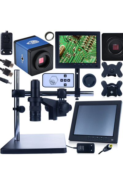 Rosfix Earth Pro MCEP Digital Microscope | 7–45x Zoom, Adjustable Arm, C-Mount