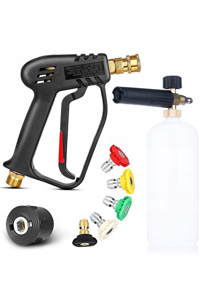 Rosfix Set Pistol Presiune + Spumă 1L + 5 Duze | Compatibil cu Kärcher K2–K7