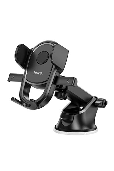Hoco Suport auto pentru telefon H5, braț telescopic cu ventuză, negru