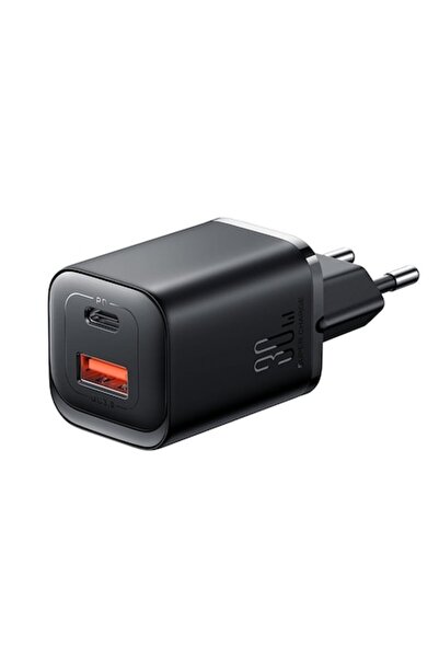 Joyroom JR-TCF08EU Wall Charger, USB/USB-C, 30W, Black