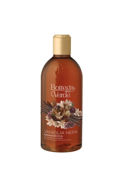Bottega Verde Gel de dus, delicat, cu extract de vanilie neagra - Vaniglia Nera, 400 ML