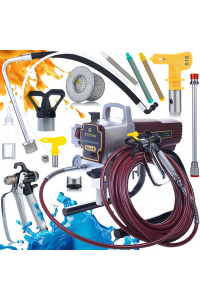 Rosfix Zenthril Agregat Vopsire Force A 1500W 20MPa | Set Duza 519 + 3x Filtru 30-100