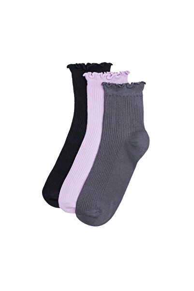 Bloovii Șosete până la gleznă pentru femei, cu nervuri și volane, drăguțe | C...