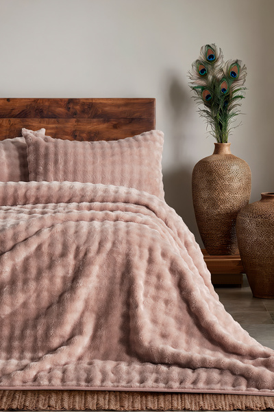 Doqu Home Σετ κουβέρτα με φούσκα διπλής μεγέθους σε σκόνη