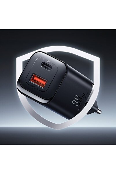 Joyroom JR-TCF08EU Wall Charger, USB/USB-C, 30W, Black