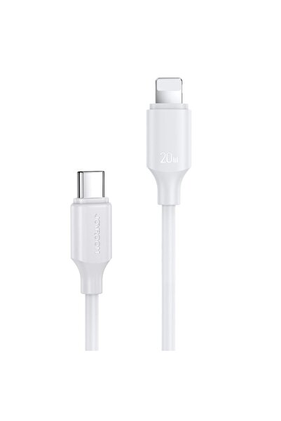 Joyroom Cablu Type-C la Lightning, Fast Charging, PD20W, 480Mbps, 2m, (S-CL020A9), White