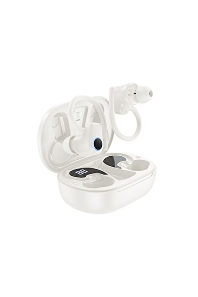 Hoco Wireless Earbuds EQ8 with Bluetooth 5.3, 180h StandBy, White