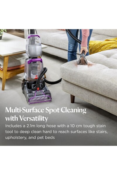 Bissell TurboClean PowerBrush 4085K Carpet Cleaner + 2 Multi-Surface Cleaning Formulas