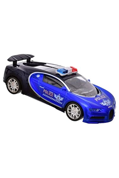 Toy Toy Toy Mașină de poliție cu telecomandă și lumini, albastră, 33x11x14 cm