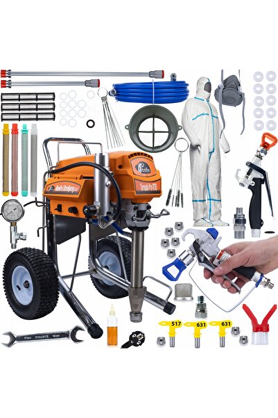 Rosfix Set Agregat Malarsko-Șpachlitor Tornado RTR5 | 4000W 22MPA 6,5L/min