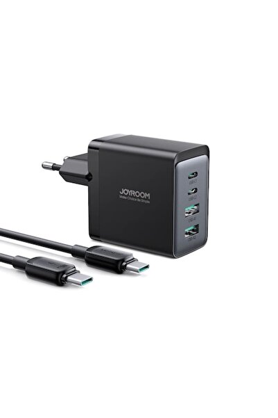 Joyroom Încărcător ultrarapid, putere 67W, model JR-TCG02 EU, 2 porturi tip C și 2 porturi USB-A, Cable Inc.