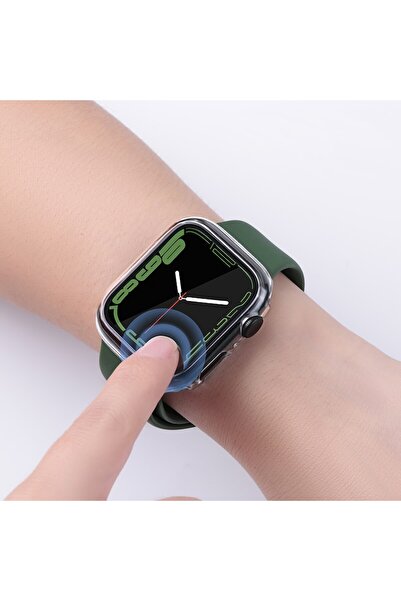 Hoco Carcasă de protecție 41mm cu sticlă pentru Apple Watch 7/8 WS3 - RoseGold